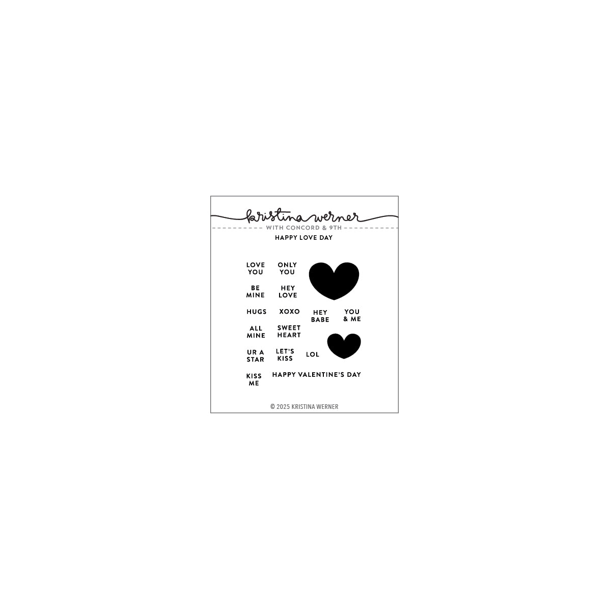 Happy Love Day Stamp Set