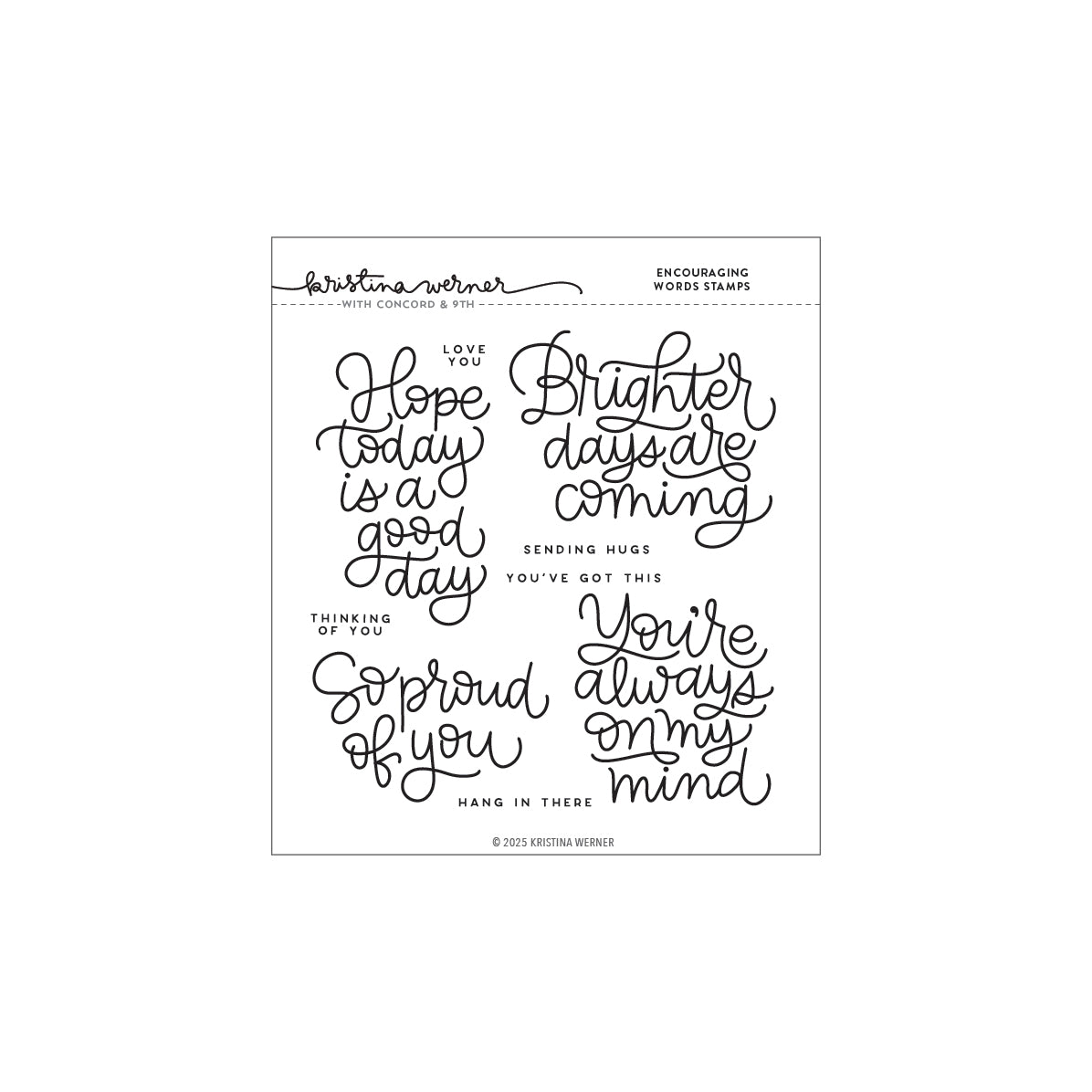 Encouraging Words Stamp Set