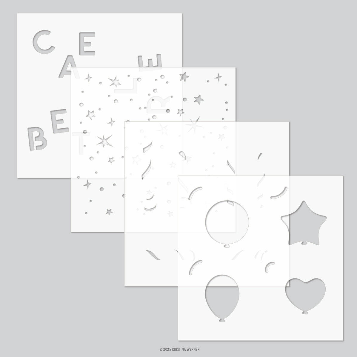 Celebrate Stencil Pack