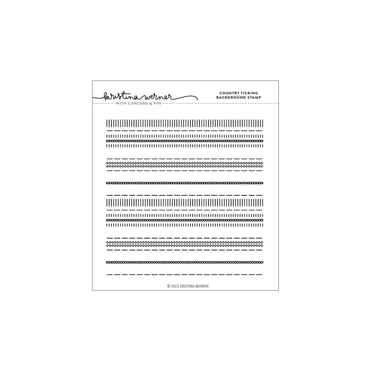 Country Ticking Background Stamp