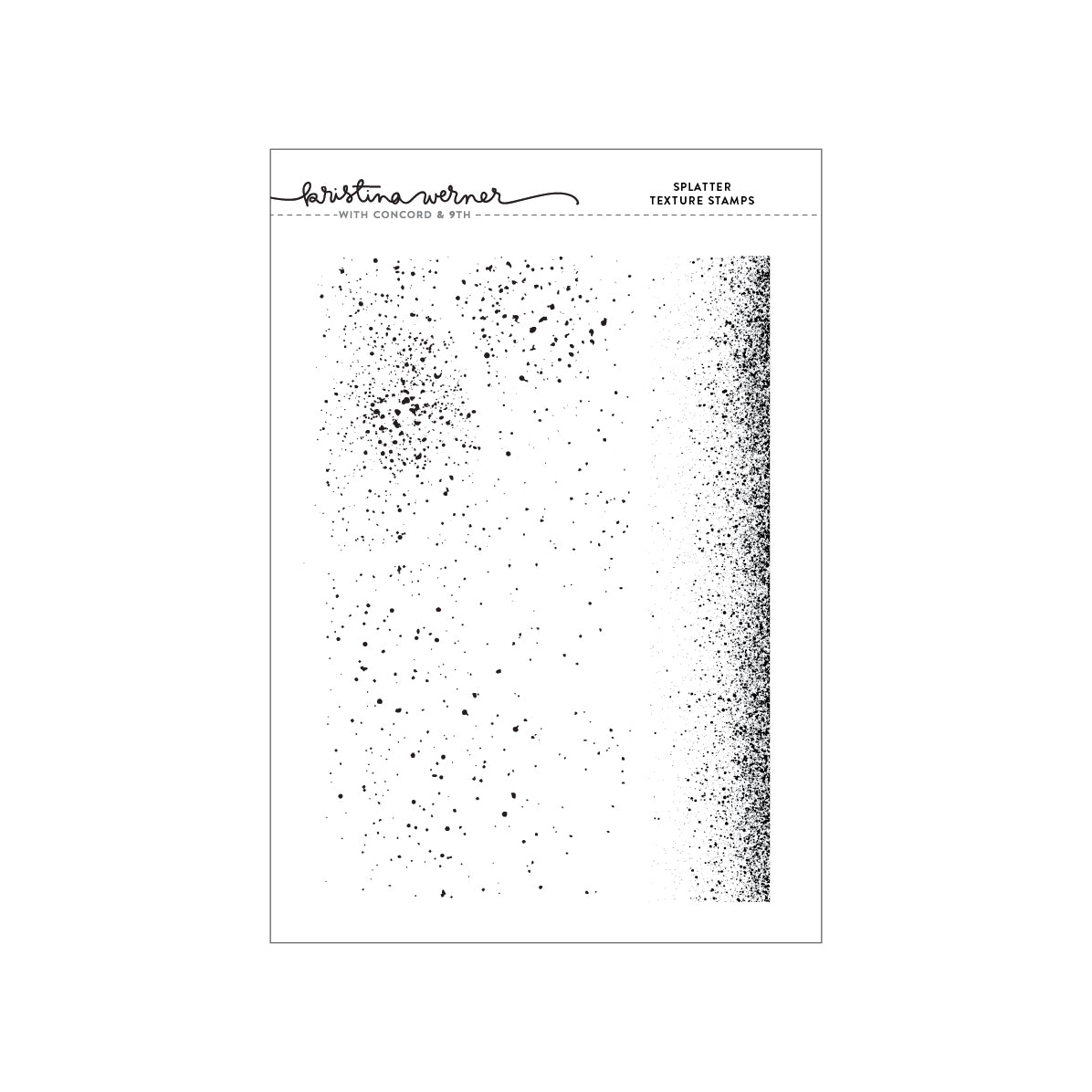 Splatter Texture Stamp Set