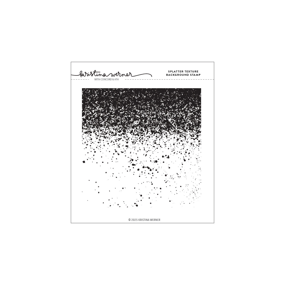 Splatter Texture Background Stamp