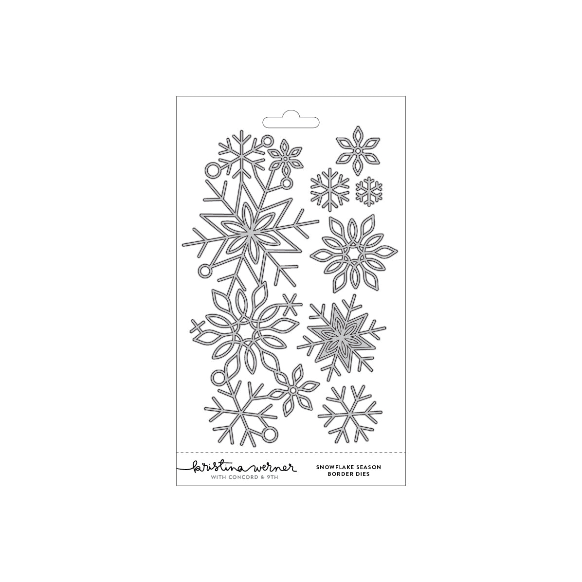 Snowflake Season Border Dies