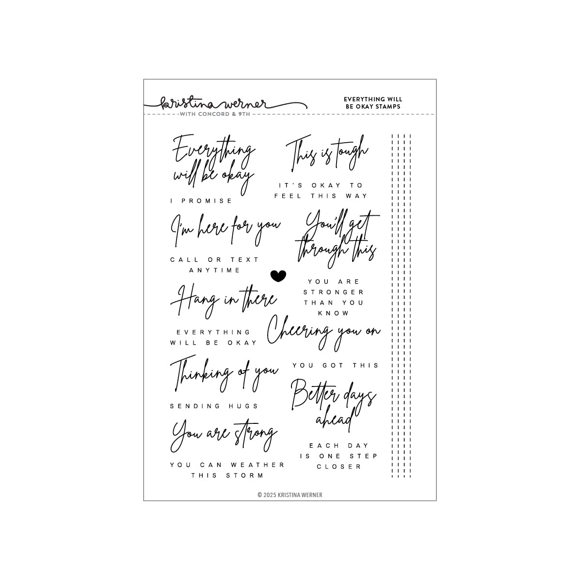 Everything Will Be Okay Stamp Set