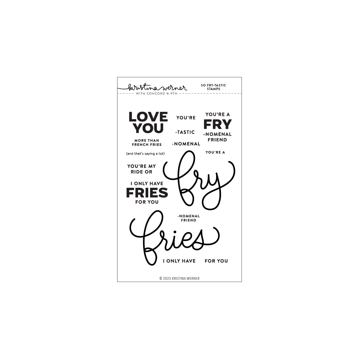 So Fry-tastic Stamp Set