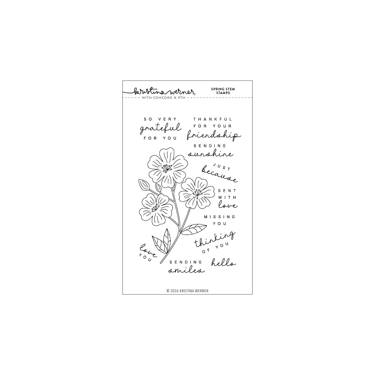 Spring Stem Stamp Set