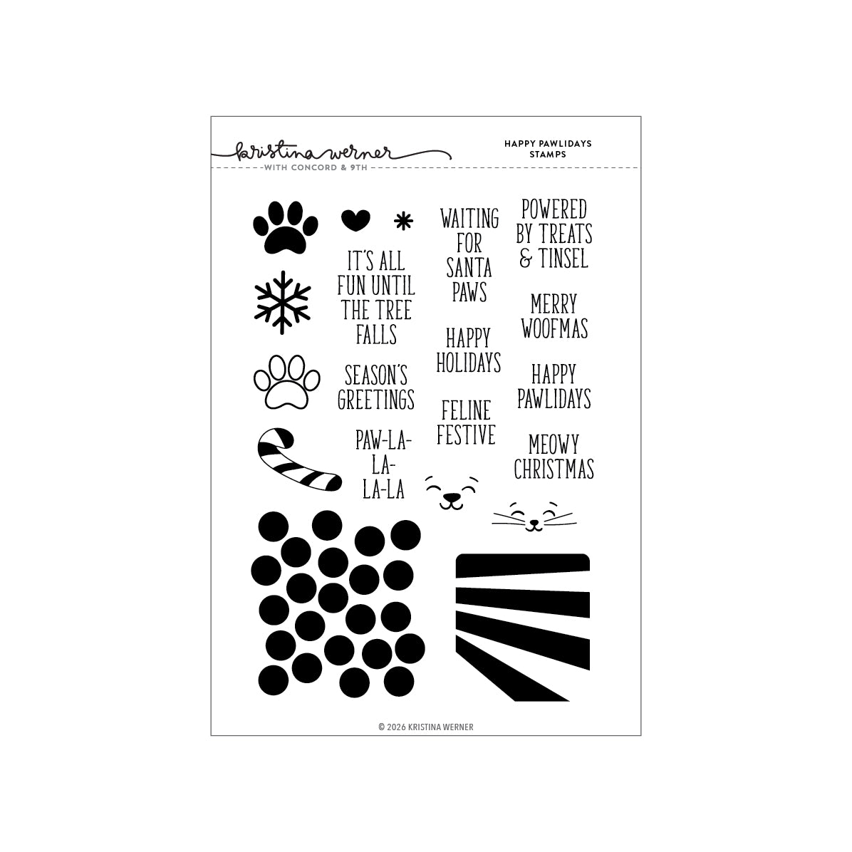 Happy Pawlidays Stamp Set