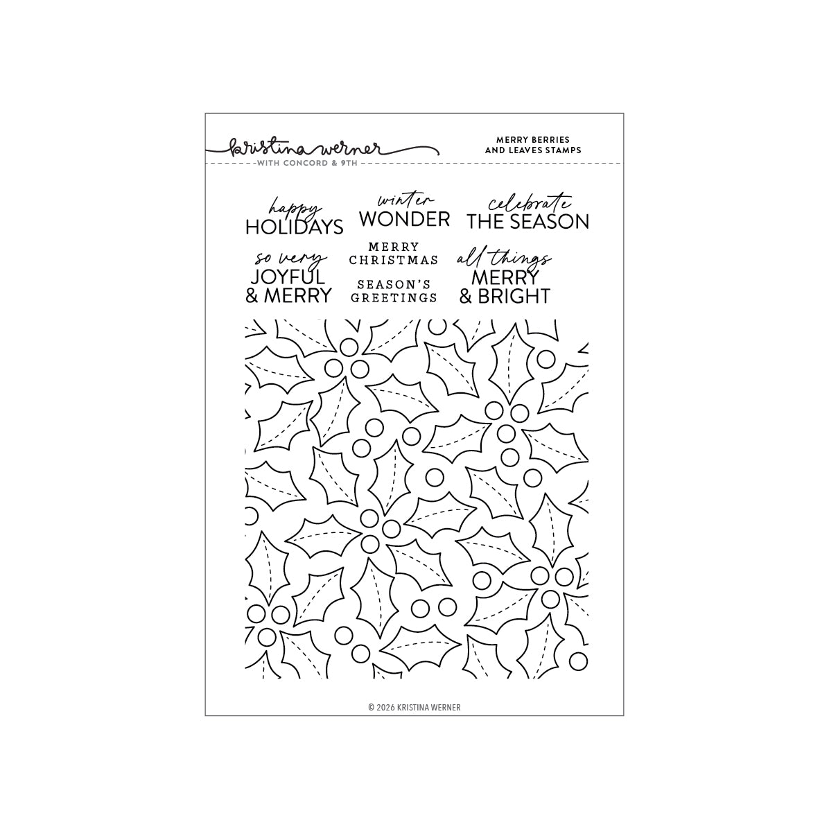 Merry Berries and Leaves Stamp Set