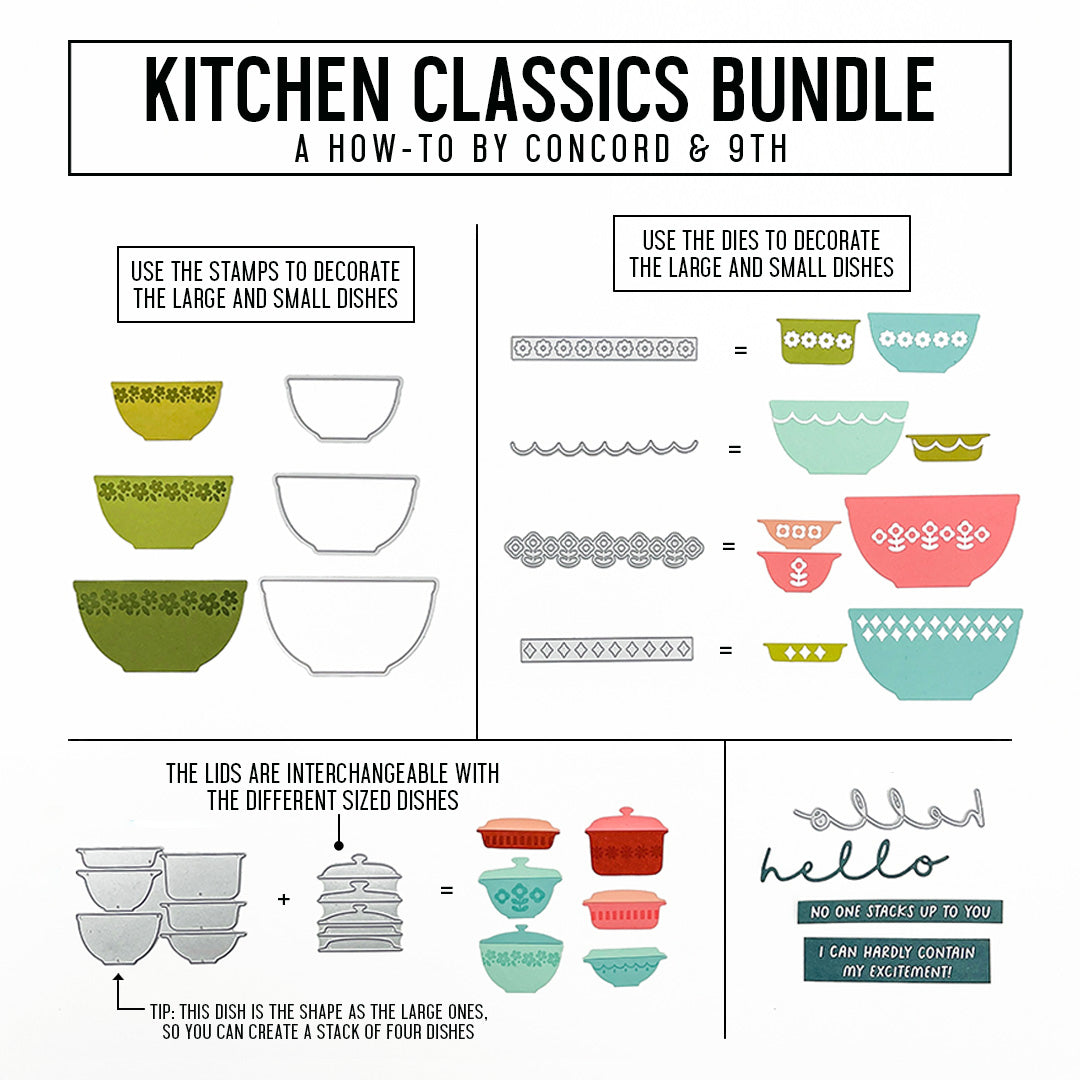 Kitchen Classics Stamp Set