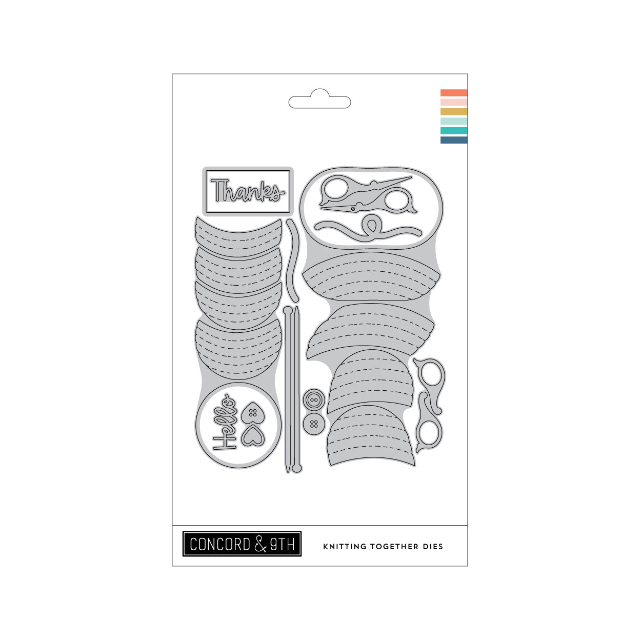 Troqueles para tejer juntos