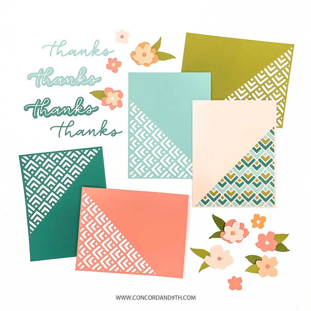 Troqueles para corte de esquinas enrejadas