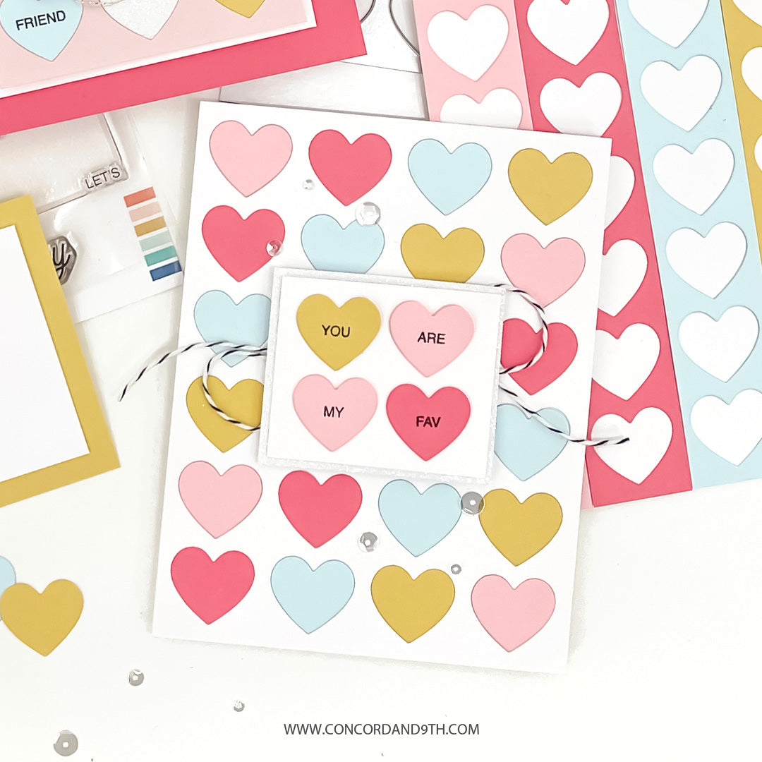 Mix &amp; Match Hearts Stamp Set