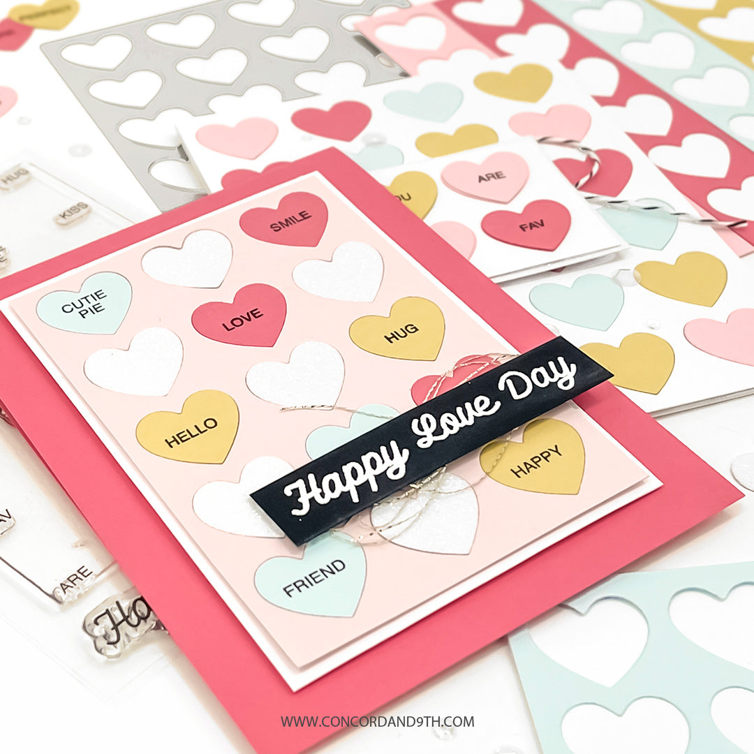 Mix &amp; Match Hearts Stamp Set