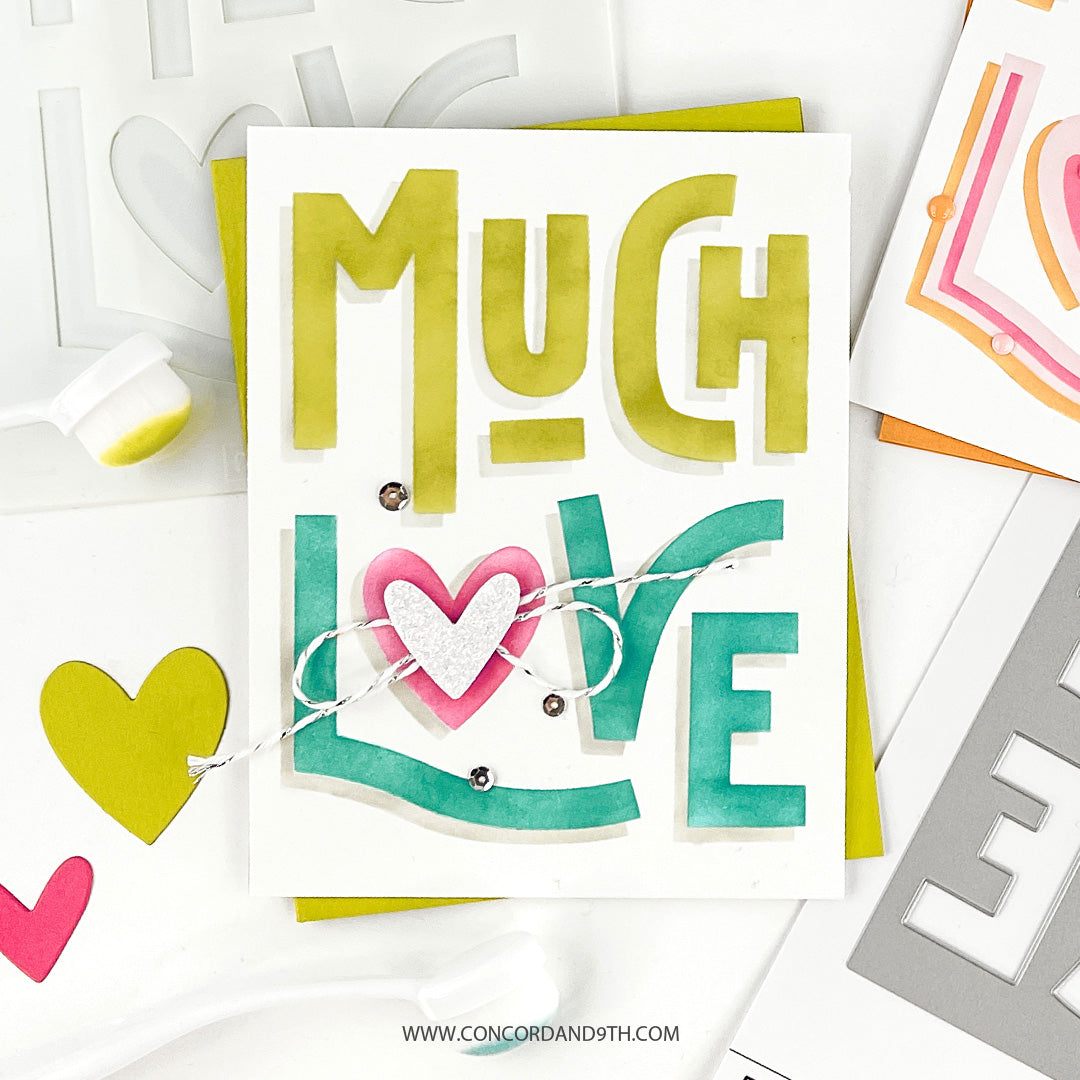 Much Love Stencil Pack