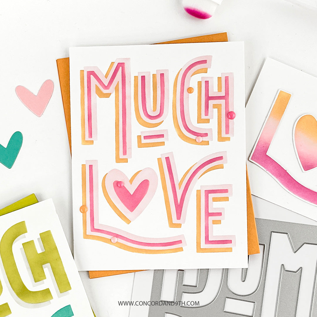 Much Love Stencil Pack