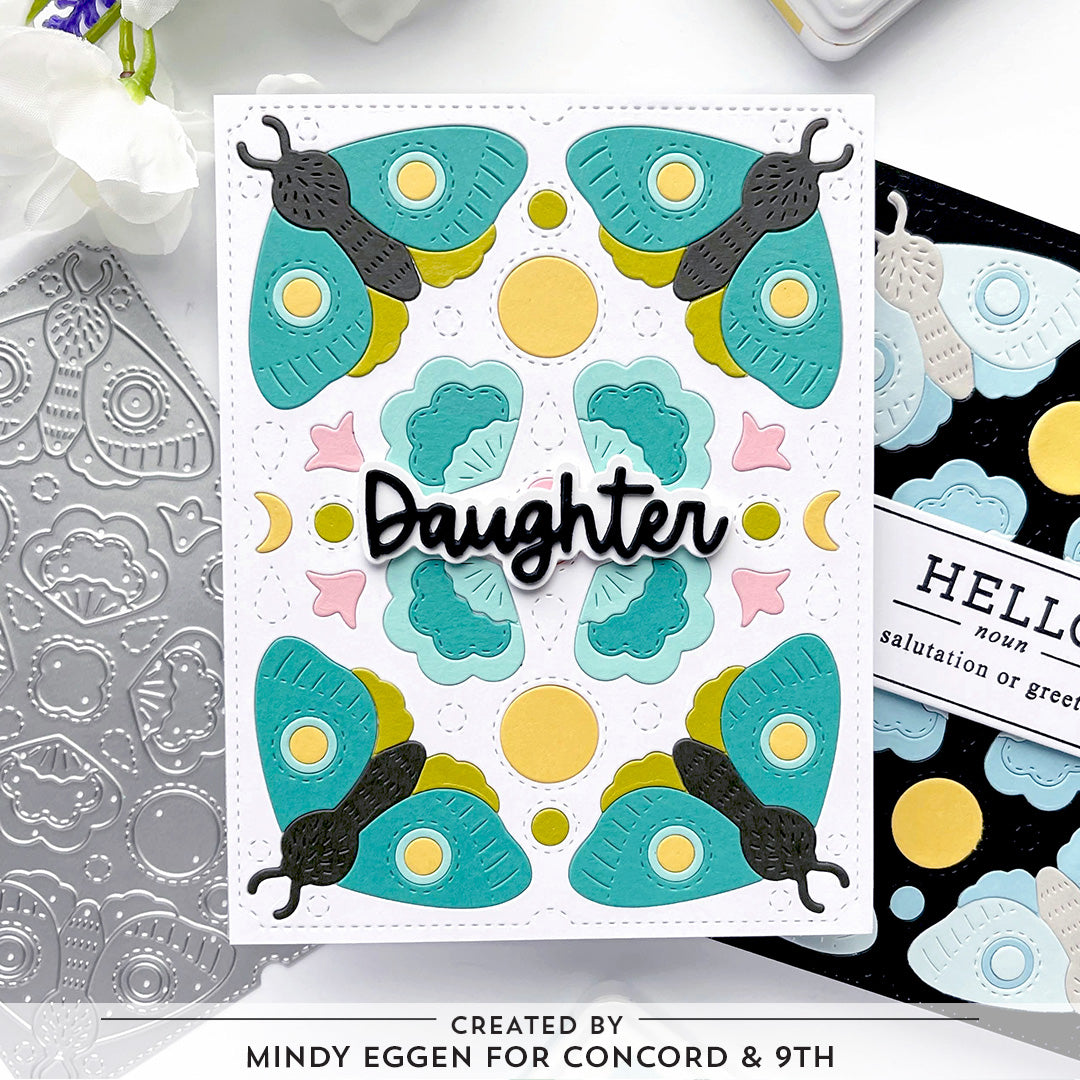 Troquel de incrustación de polilla mística