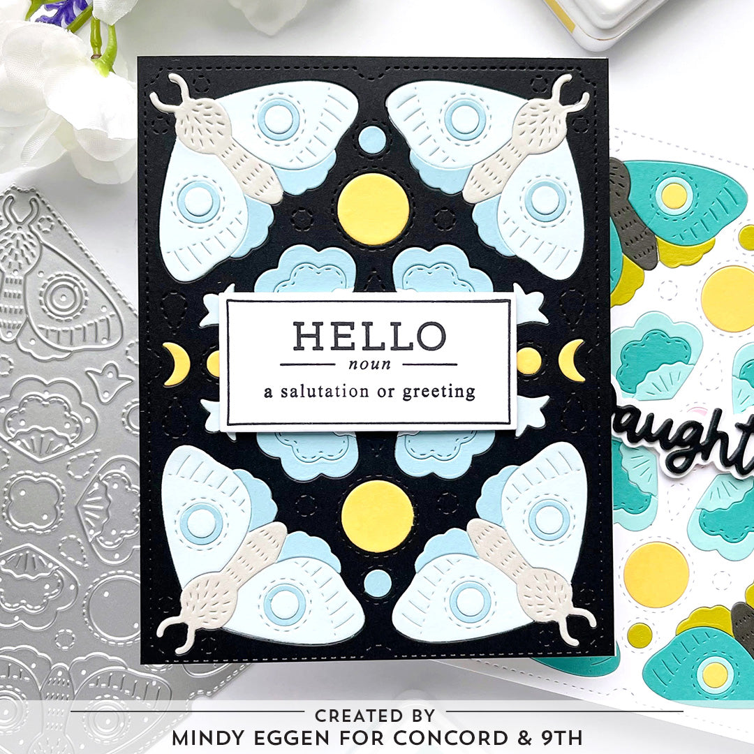 Troquel de incrustación de polilla mística