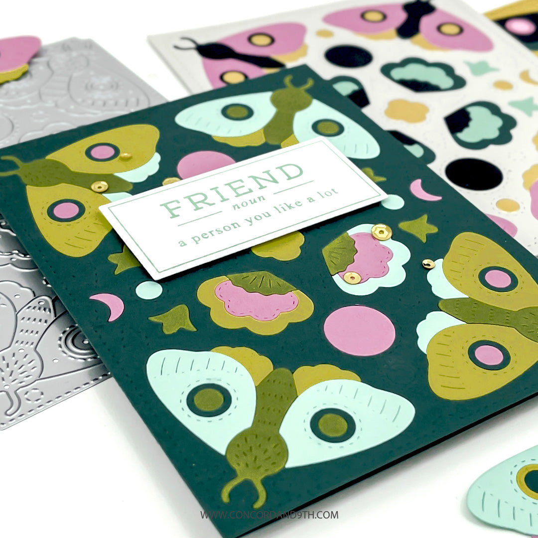 Troquel de incrustación de polilla mística