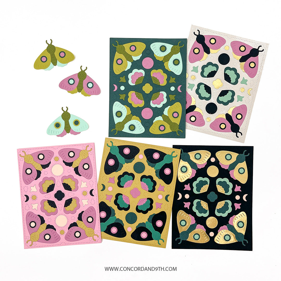 Troquel de incrustación de polilla mística