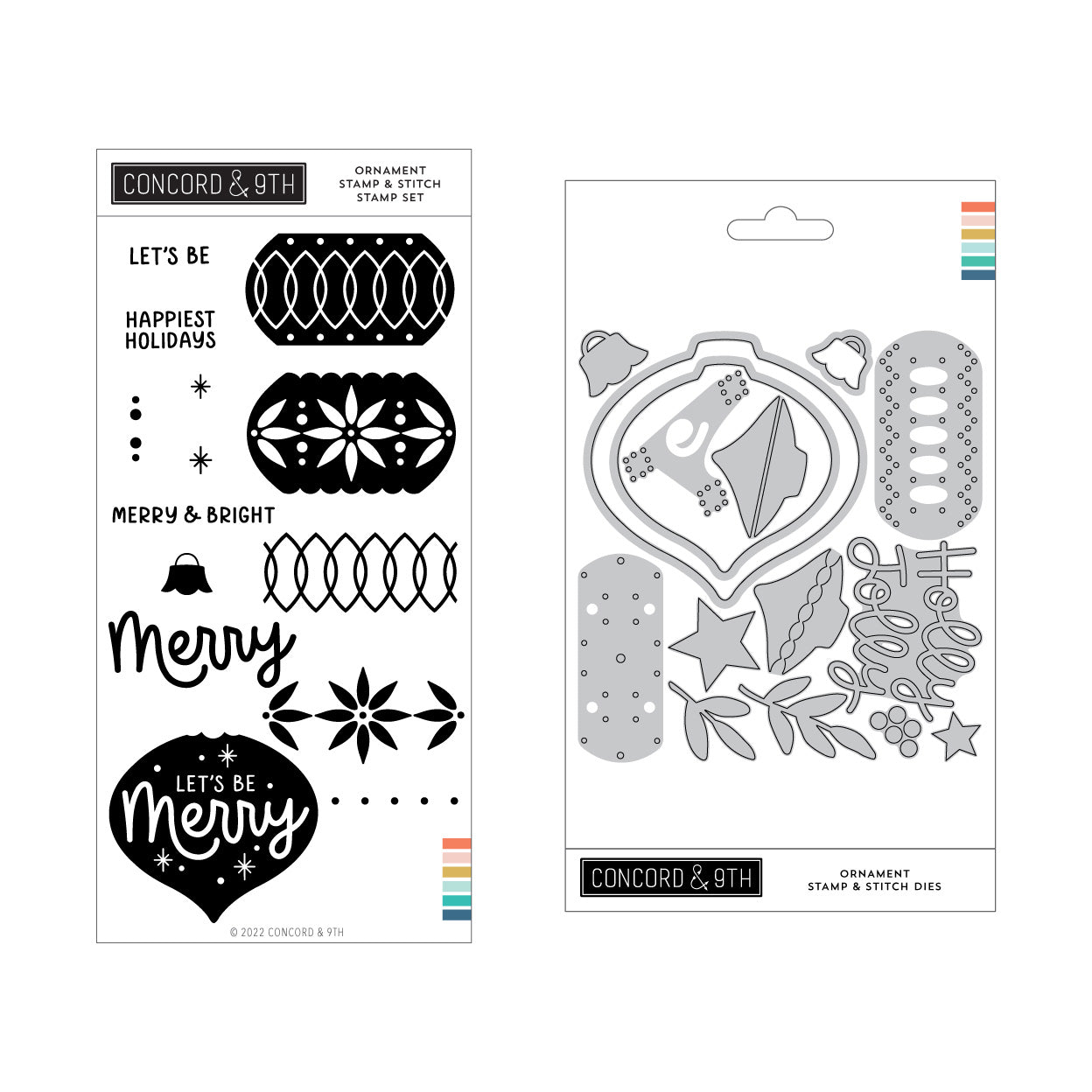 Ornament Stamp & Stitch Bundle