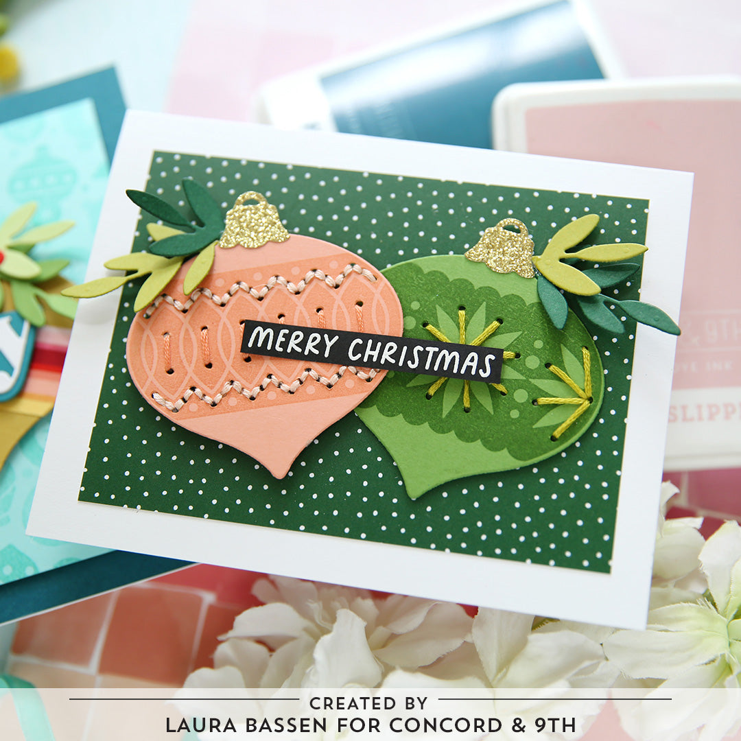 Lote de sellos y puntadas para adornos