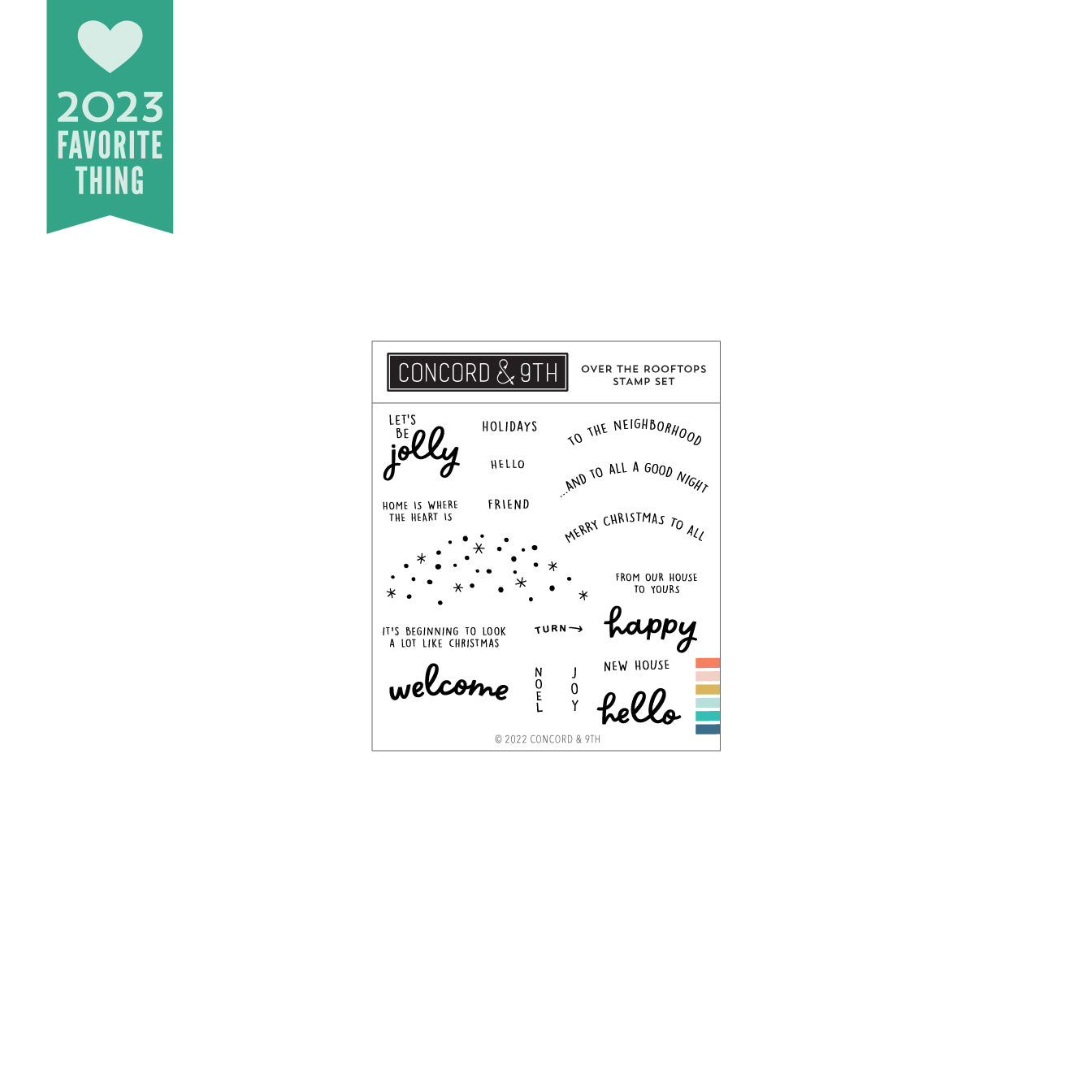 Over the Rooftops Stamp Set