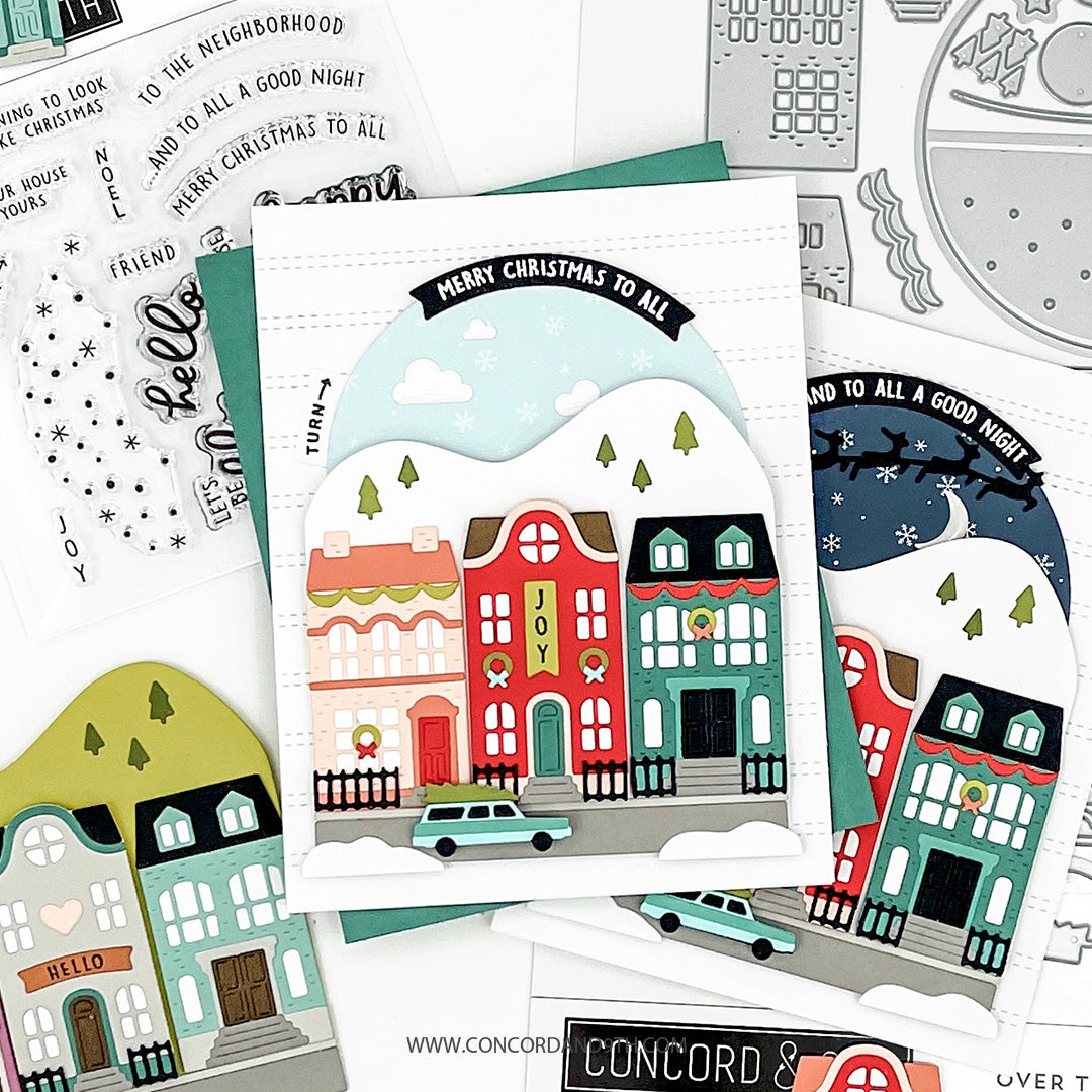 Over the Rooftops Stamp Set