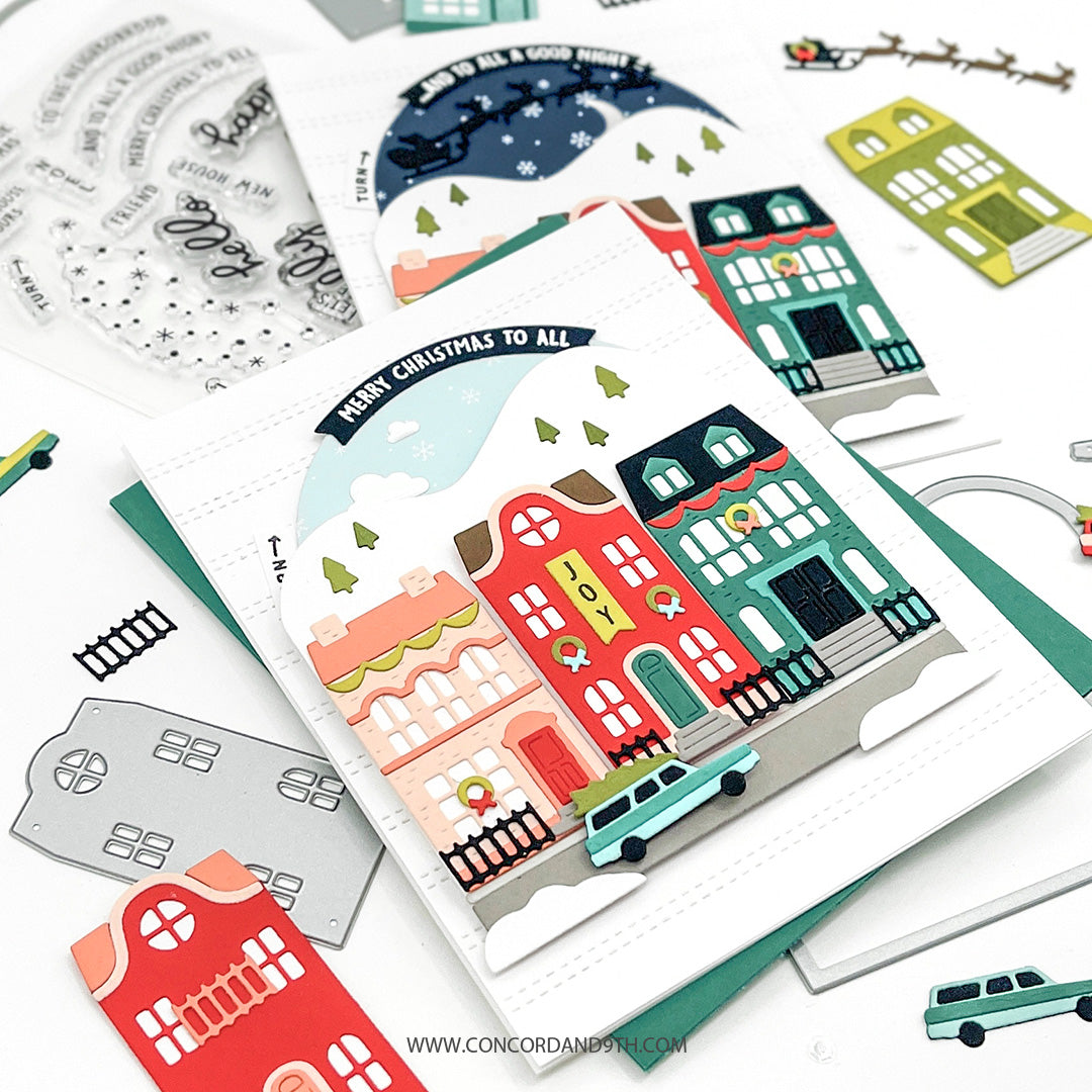 Over the Rooftops Stamp Set