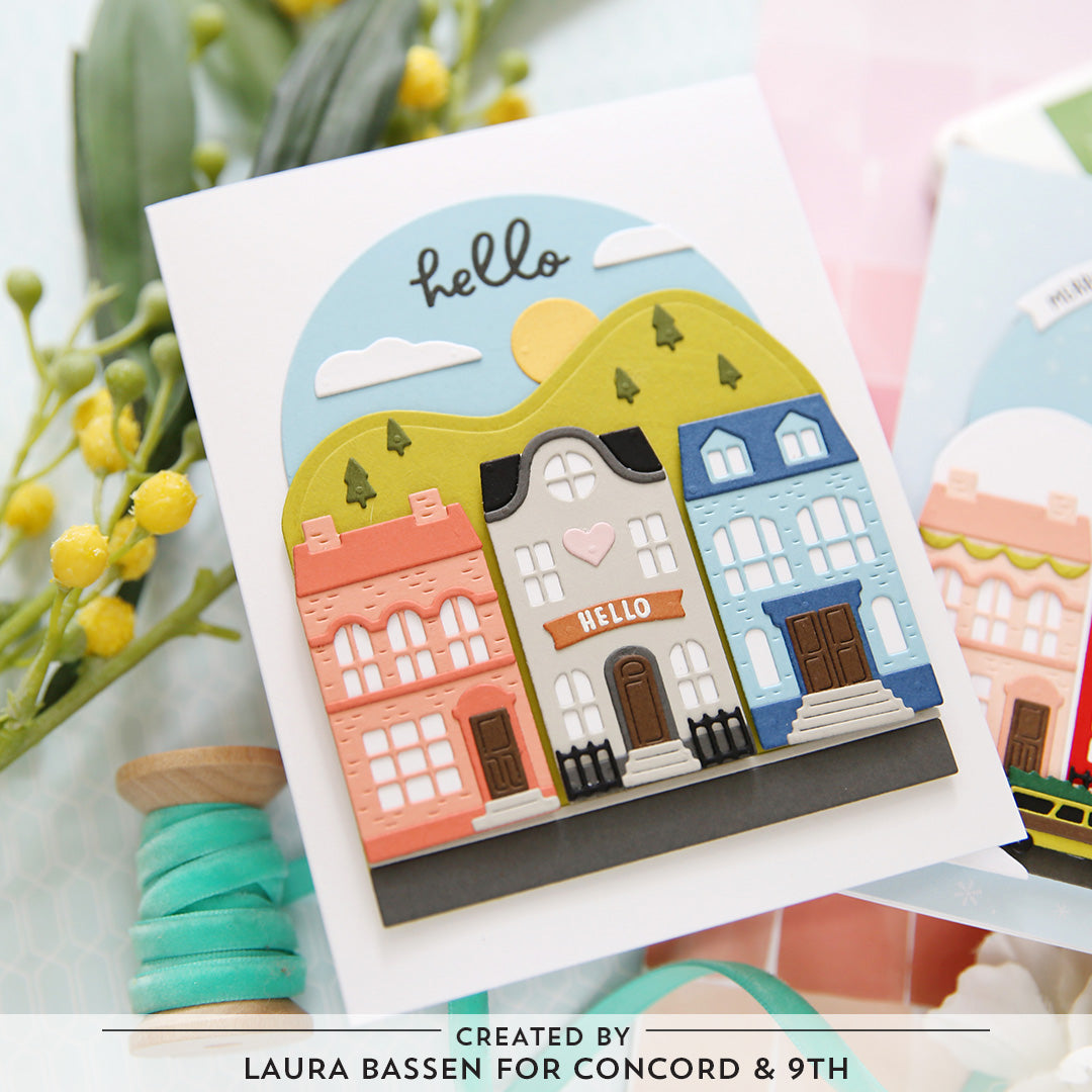 Over the Rooftops Stamp Set