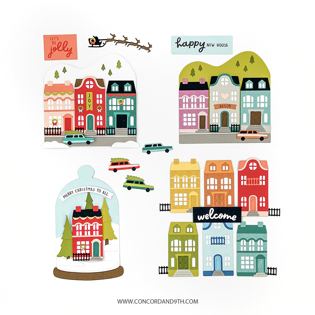 Over the Rooftops Stamp Set