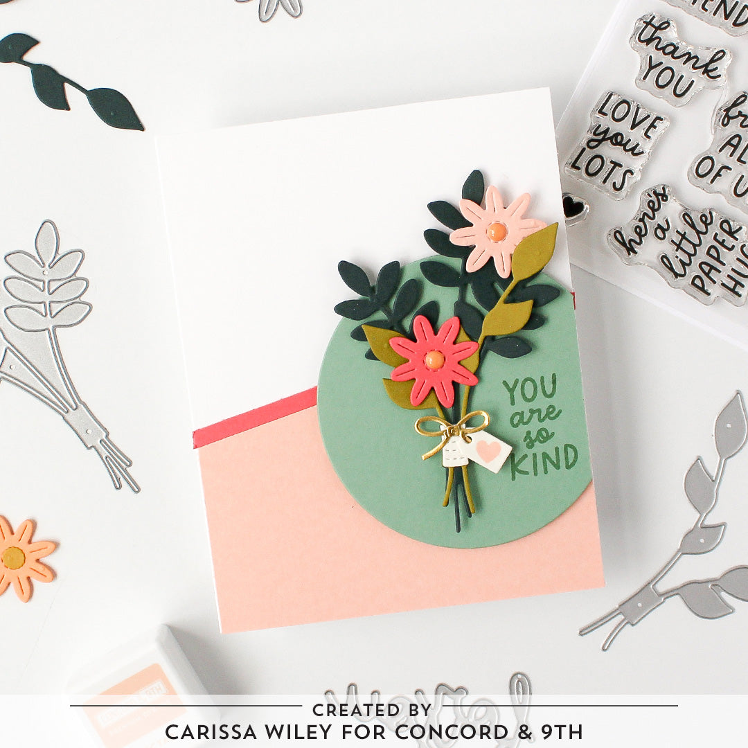 Paper Bouquet Stamp Set