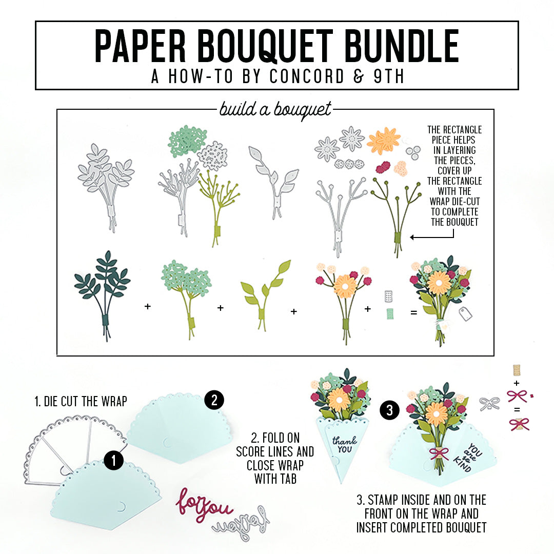 Paper Bouquet Dies