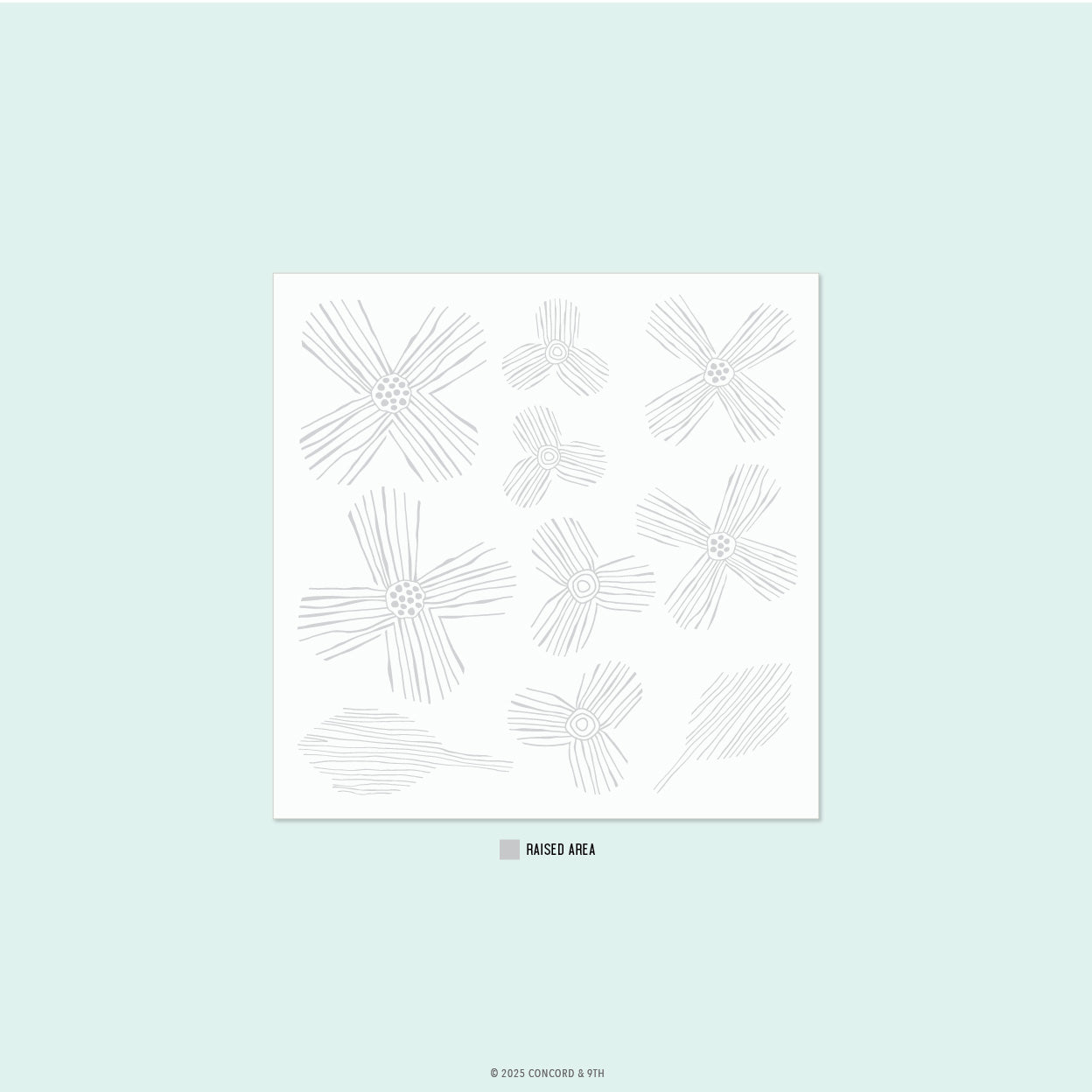 Paper Posy Embossing Folder