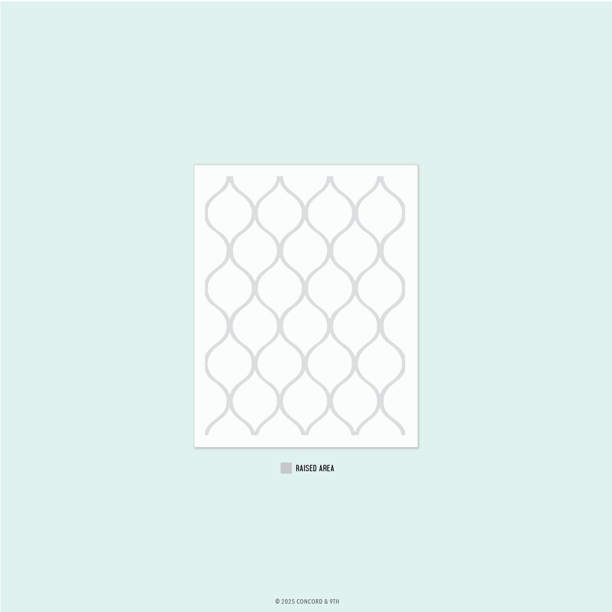 Patterned Peacock Embossing Folder