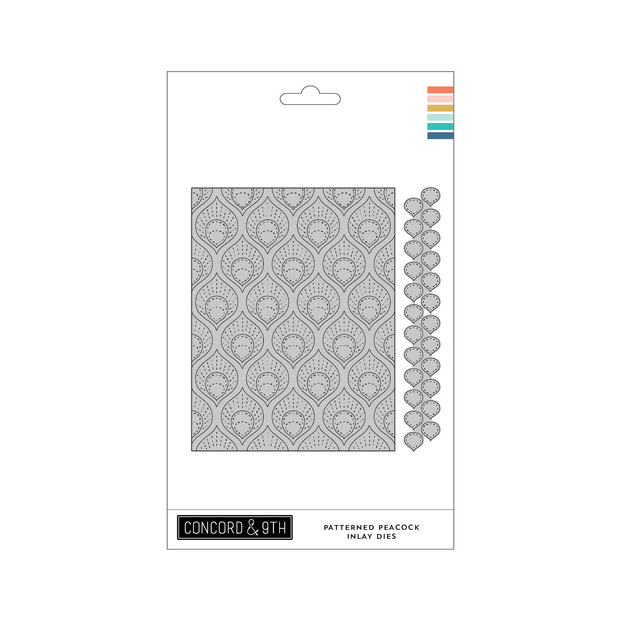 Patterned Peacock Inlay Dies