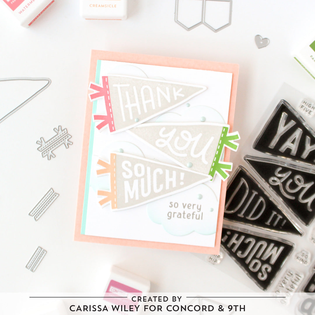 Pennant  Party Stamp Set