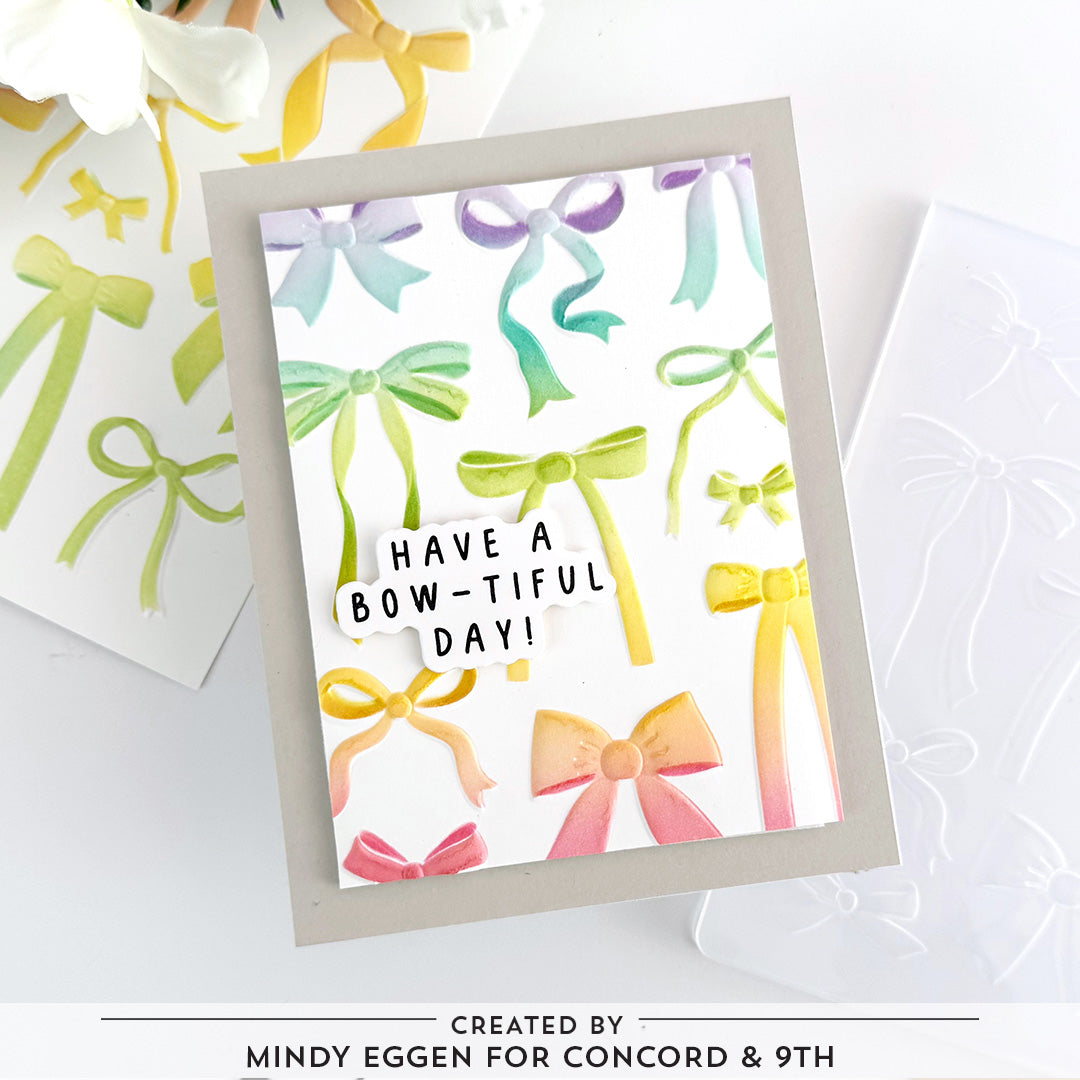 Perfectly Tied Embossing Folder