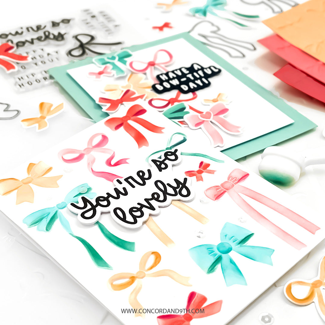 Perfectly Tied Embossing Folder