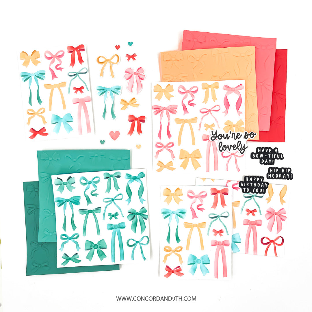 Perfectly Tied Embossing Folder