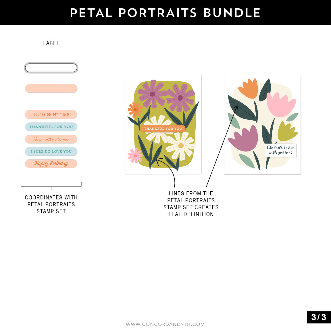 Petal Portraits Stamp Set