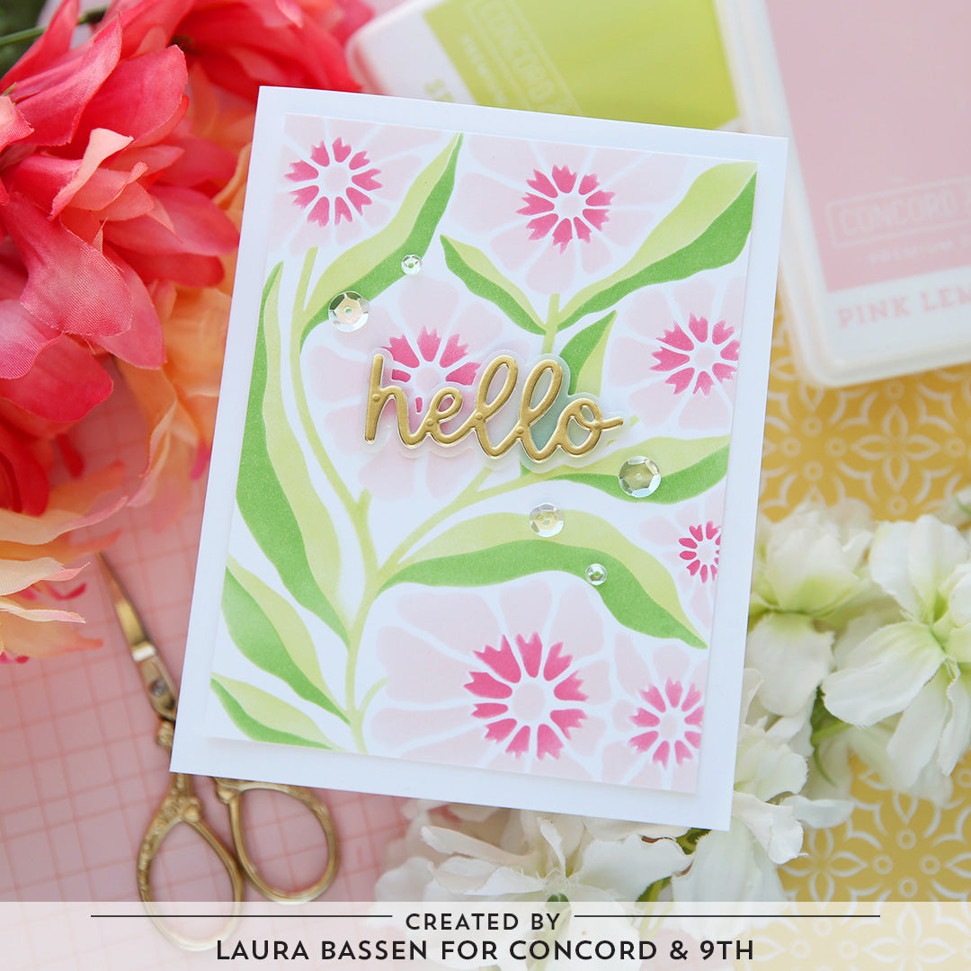 Petal Print Stencil Pack
