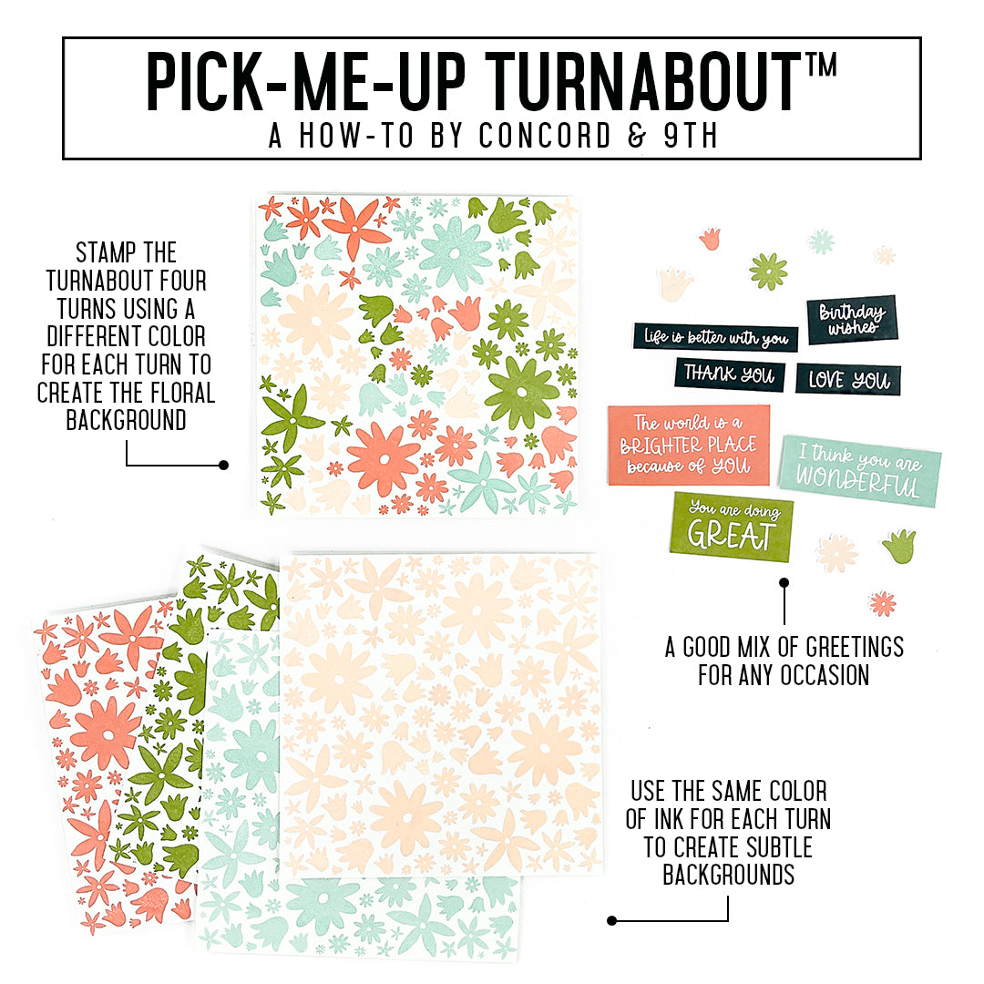 Pick-Me-Up Turnabout™ Stamp Set