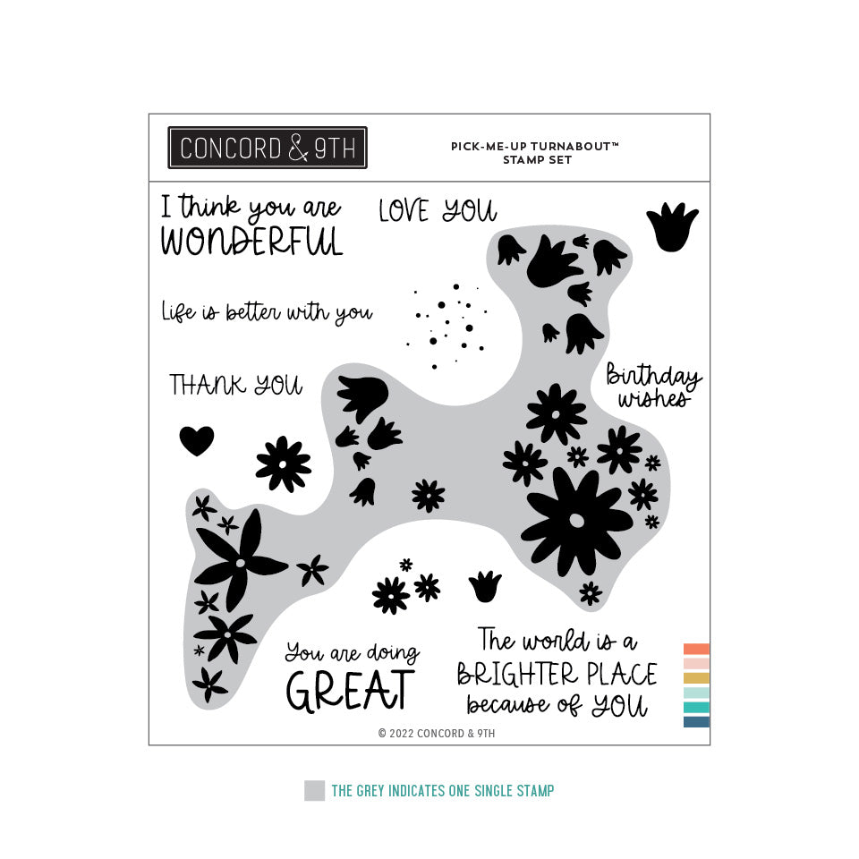 Snowflakes Turnabout™ Stamp Set - Concord & 9th