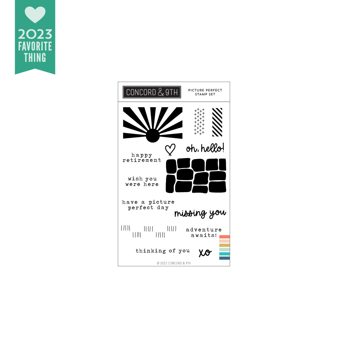 Juego de sellos Picture Perfect