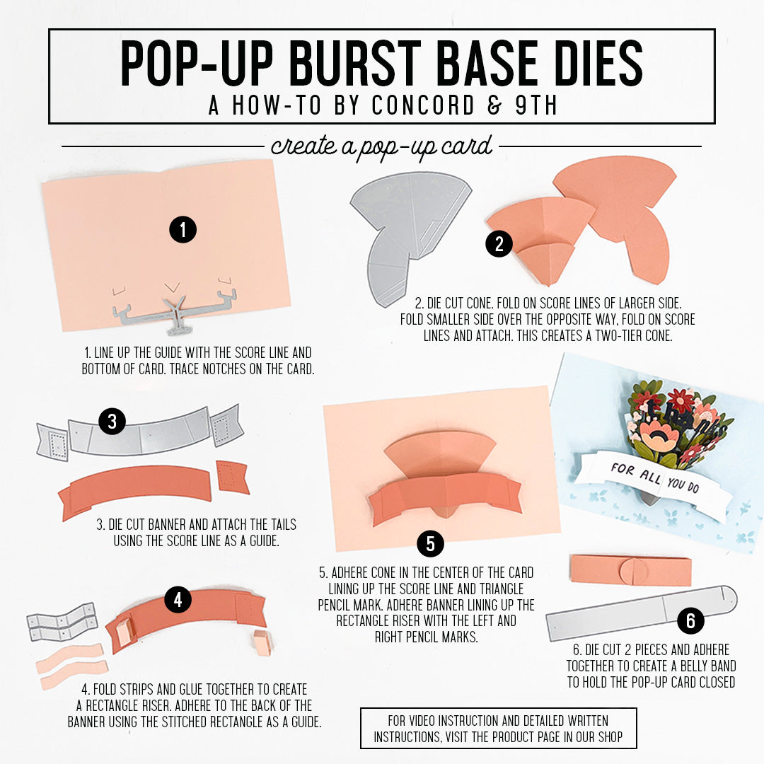 Pop-up Burst Base Dies