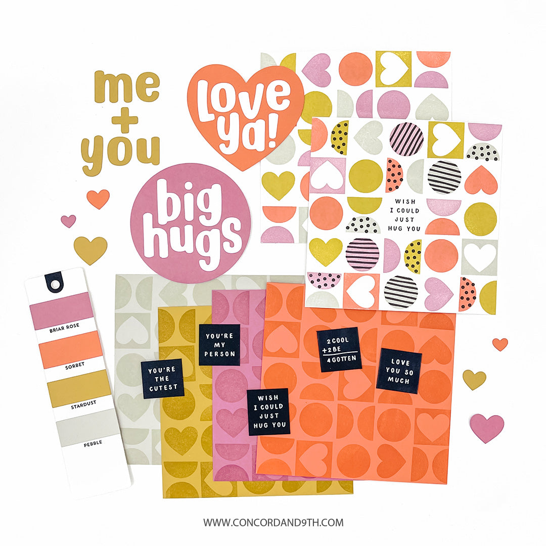 Troqueles de corazón pop