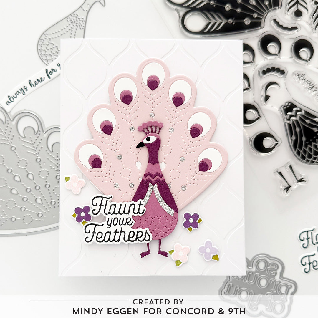 Pretty Peacock Stamp Set