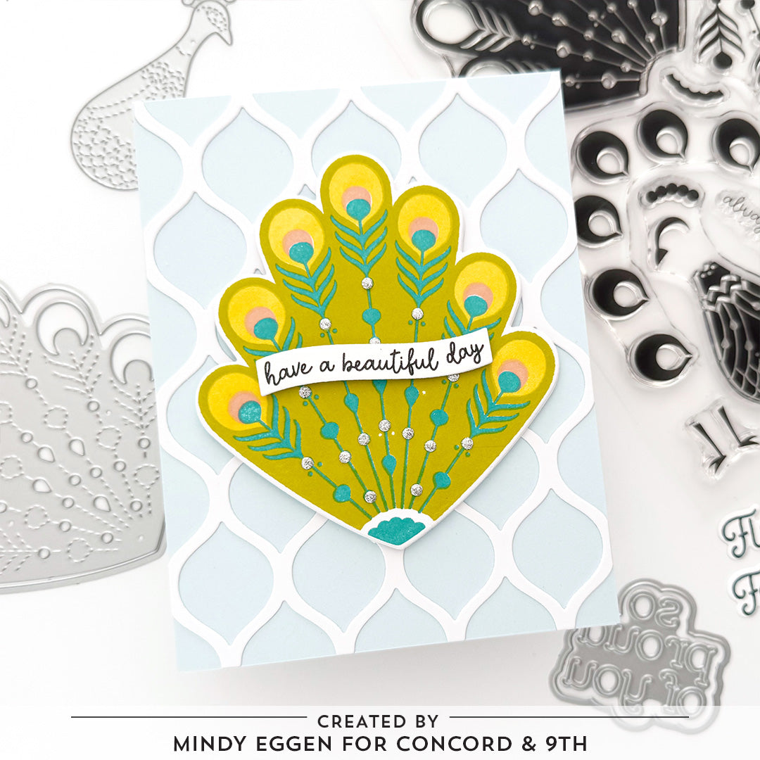 Pretty Peacock Stamp Set