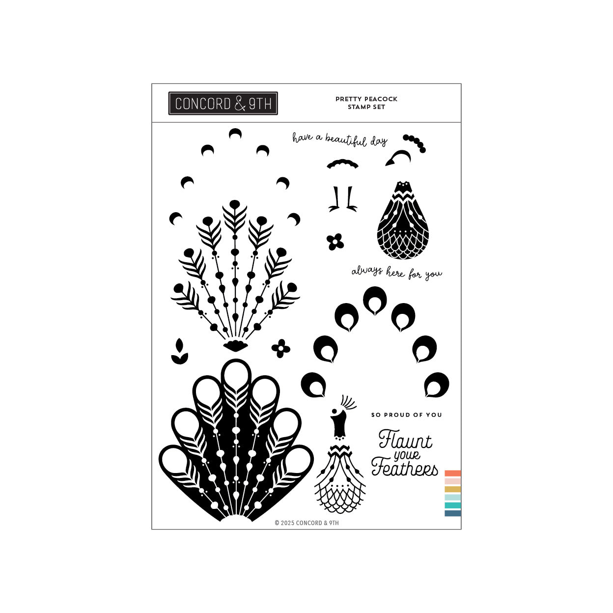 Pretty Peacock Stamp Set