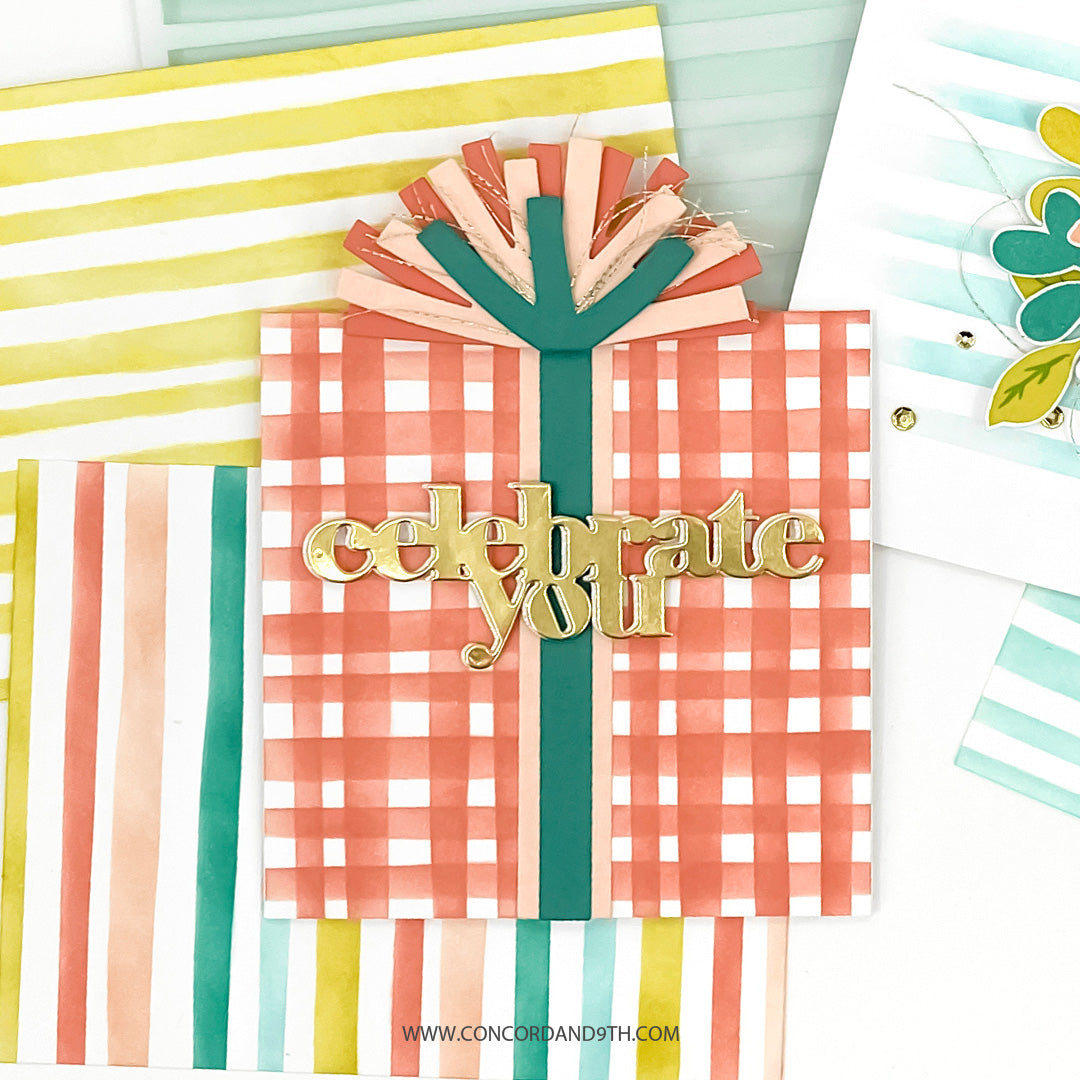 Quirky Stripe Stencil